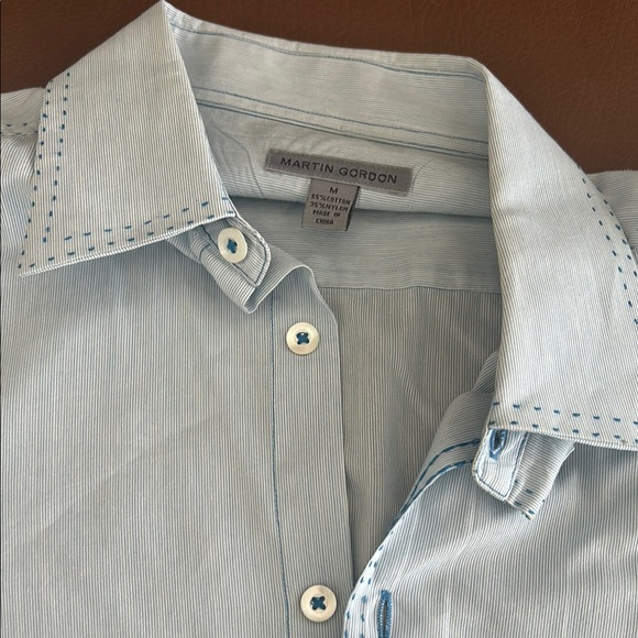 Robert Graham Light Blue Button-Up Shirt - Picture 2 of 3